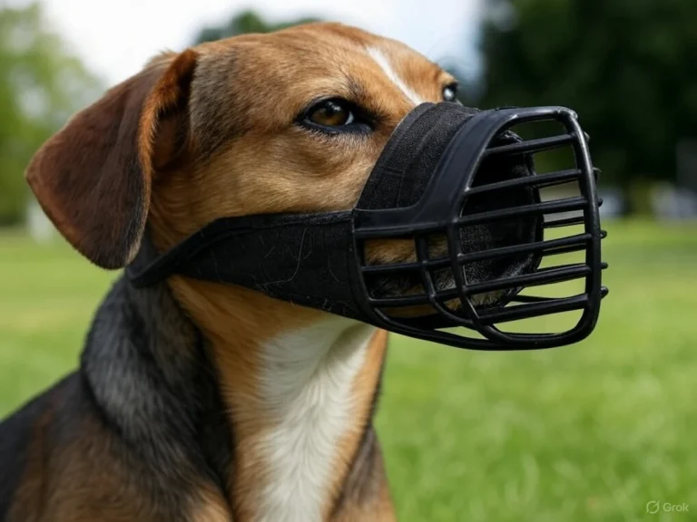 Combien de temps peut-on laisser une muselière à un chien
