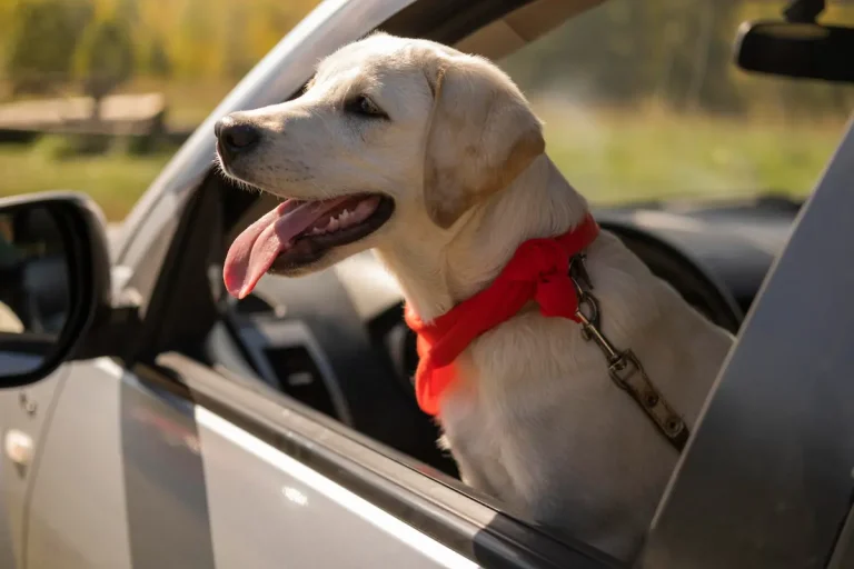 voyager avec son chien en voiture