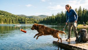 Activités de plein air avec un grand chien
